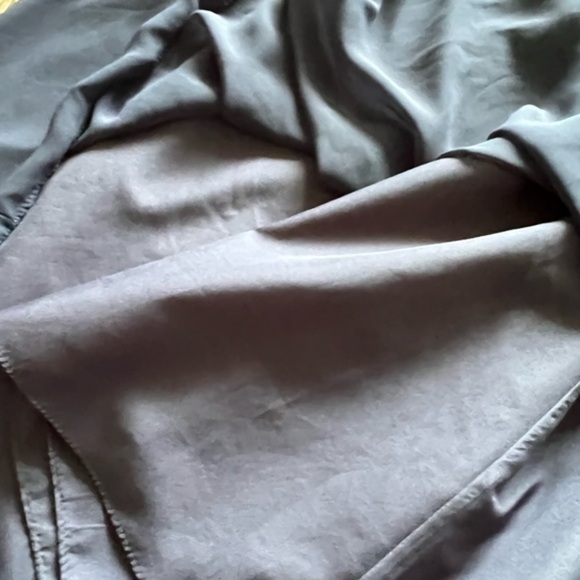 Bill Levkoff Bridal Party Prom Special Occasion Navy Midi Chiffon Fit And Flare - Picture 15 of 16